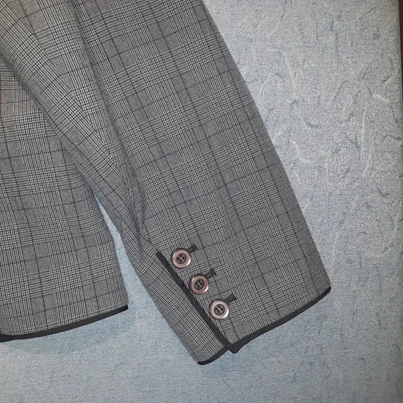 Norton McNaughton Woman's Brown Plaid Blazer Size 18W - Picture 15 of 16
